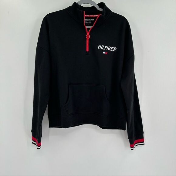 Tommy Hilfiger Other - Men's Vintage Tommy Hilfiger Sport Quarter Zip Pullover Black XL